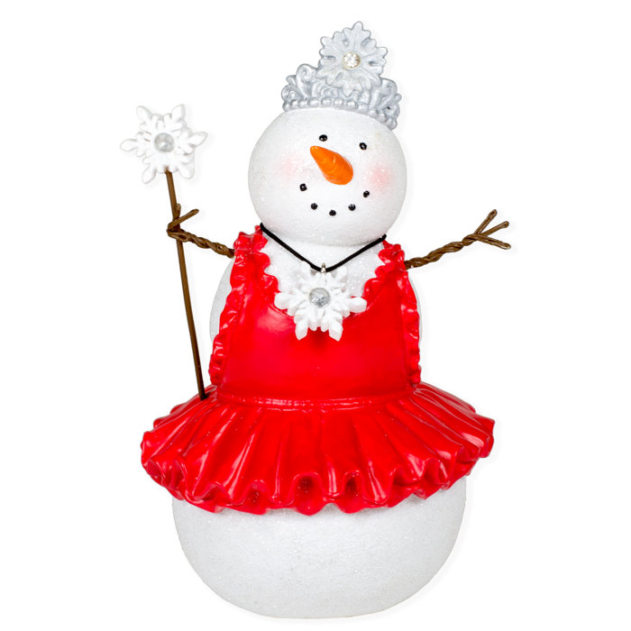 The Holiday Aisle® Snowman Figurine & Reviews Wayfair